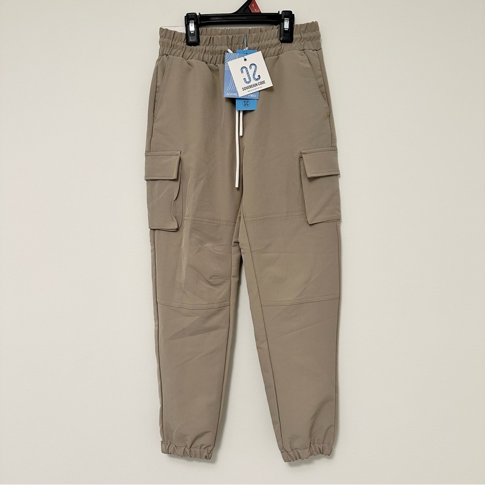 Sovereign Code Boy's size 8 NEW Khaki Hyperloop Pants NWT Boys' Joggers Tan